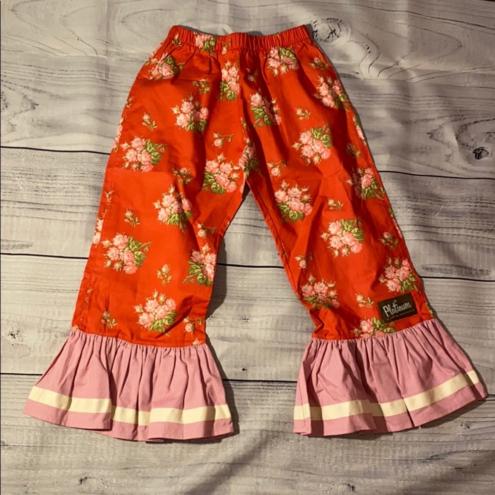 Platinum by Matilda Jane size 6 floral pants